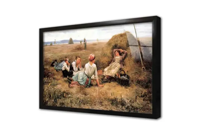 Samana Uzanmış Çocuklar | Kanvas Tablo | Cam Tablo | Mdf Tablo | B02448 - Görsel 3