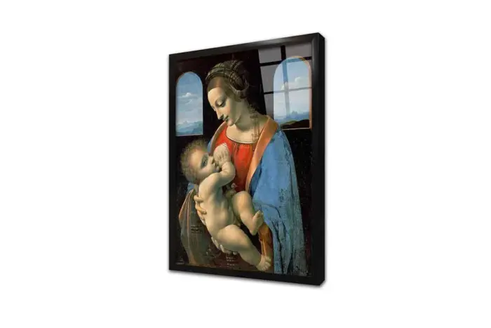 Columbinesdeki Madonna Ve Çocuk | Kanvas Tablo | Cam Tablo | Mdf Tablo | B02470 - Görsel 3