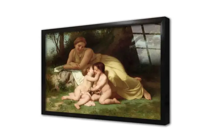 Nymphs Ve Satyr | Kanvas Tablo | Cam Tablo | Mdf Tablo | B02480 - Görsel 3