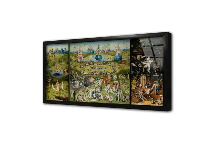 Dünyevi Zevkler Bahçesi H Bosch | Kanvas Tablo | Cam Tablo | Mdf Tablo | B02494 - Görsel 3