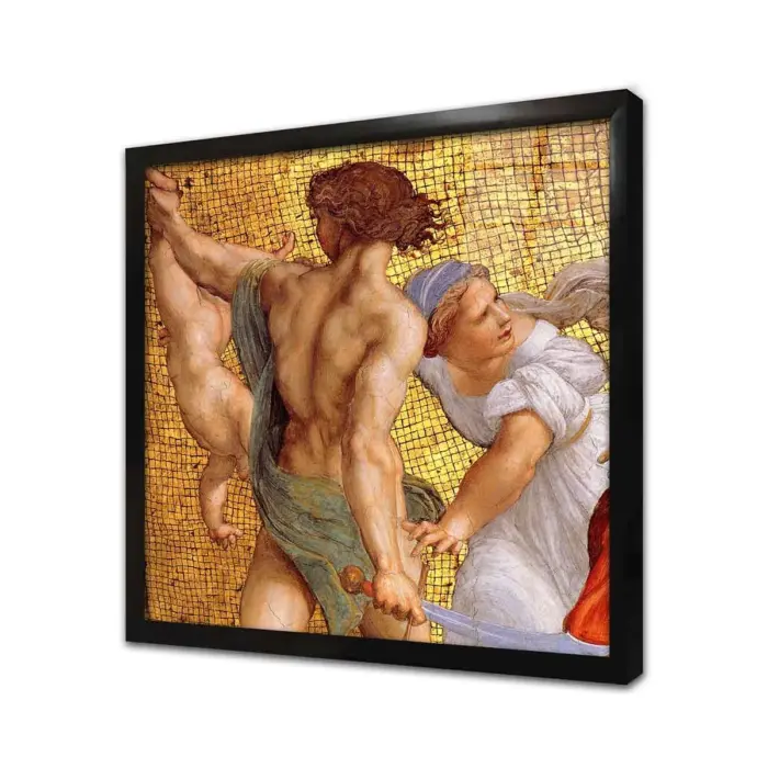 Judgment Of Solomon | Kanvas Tablo | Cam Tablo | Mdf Tablo | B02553 - Görsel 3