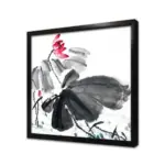 Kırmızı Çiçek | Kanvas Tablo | Cam Tablo | Mdf Tablo | B03182 - Görsel 3