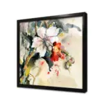 Kırmızı Çiçek | Kanvas Tablo | Cam Tablo | Mdf Tablo | B03187 - Görsel 3