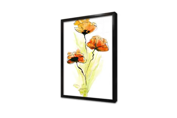 Çiçek | Kanvas Tablo | Cam Tablo | Mdf Tablo | B03202 - Görsel 3