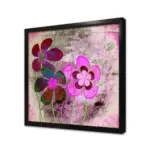 Soyut Çiçek | Kanvas Tablo | Cam Tablo | Mdf Tablo | B03245 - Görsel 3