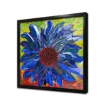 Mavi Menekşe | Kanvas Tablo | Cam Tablo | Mdf Tablo | B03387 - Görsel 3