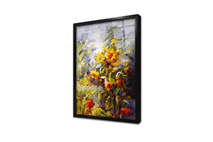 Çiçekler | Kanvas Tablo | Cam Tablo | Mdf Tablo | B03469 - Görsel 3