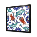 Osmanlı Çini Görselleri | Kanvas Tablo | Cam Tablo | Mdf Tablo | B04036 - Görsel 3