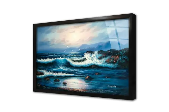 Dalgalı Deniz | Kanvas Tablo | Cam Tablo | Mdf Tablo | B08006 - Görsel 3