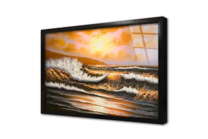 Dalgalı Deniz | Kanvas Tablo | Cam Tablo | Mdf Tablo | B08007 - Görsel 3