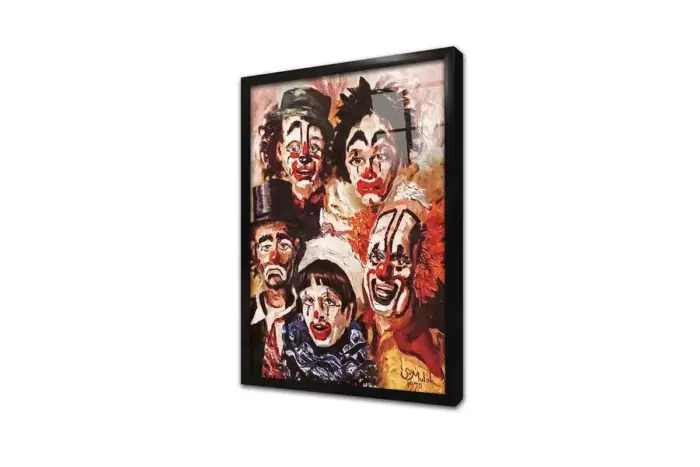 Palyaçolar | Kanvas Tablo | Cam Tablo | Mdf Tablo | B09014 - Görsel 3