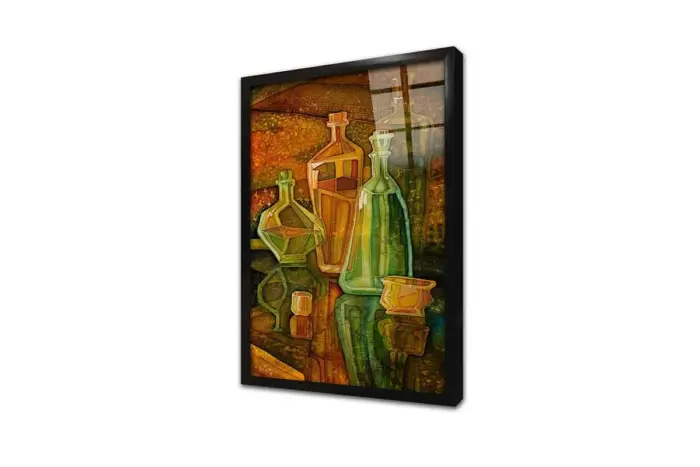 Şişeler | Kanvas Tablo | Cam Tablo | Mdf Tablo | B09048 - Görsel 3