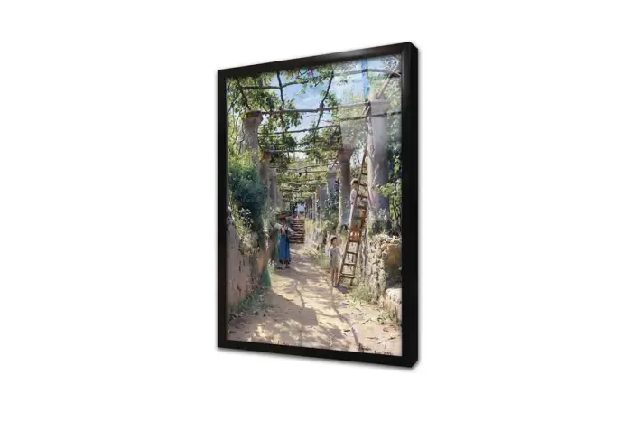 Bir İtalyan Çardağının Gölgesinde Peder Mork Monsted | Kanvas Tablo | Cam Tablo | Mdf Tablo | B09063 - Görsel 3