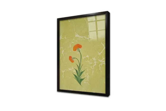 Çiçek Ebru | Kanvas Tablo | Cam Tablo | Mdf Tablo | B10105 - Görsel 3
