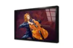 Çello Çalan Kadın | Kanvas Tablo | Cam Tablo | Mdf Tablo | B11001 - Görsel 3