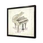 Piyano | Kanvas Tablo | Cam Tablo | Mdf Tablo | B11015 - Görsel 3