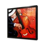 Viyolonsel Çalan Adam | Kanvas Tablo | Cam Tablo | Mdf Tablo | B11032 - Görsel 3