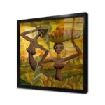 Afrikalı Kadınlar | Kanvas Tablo | Cam Tablo | Mdf Tablo | B12001 - Görsel 3