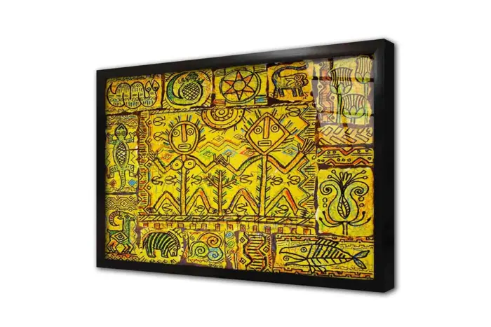 Etnik Motif | Kanvas Tablo | Cam Tablo | Mdf Tablo | B12010 - Görsel 3