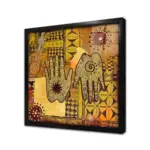 Etnik Motif | Kanvas Tablo | Cam Tablo | Mdf Tablo | B12011 - Görsel 3