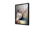Saz Çalan Kadın | Kanvas Tablo | Cam Tablo | Mdf Tablo | B13087 - Görsel 3