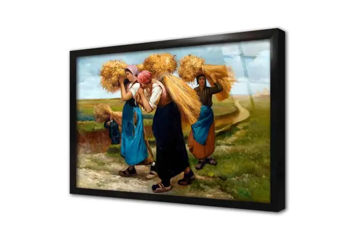 Tarlada Çalışan Kadınlar | Kanvas Tablo | Cam Tablo | Mdf Tablo | B13089 - Görsel 3