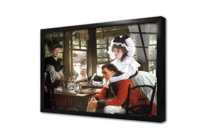 Kötü Haber James Tissot | Kanvas Tablo | Cam Tablo | Mdf Tablo | B13147 - Görsel 3