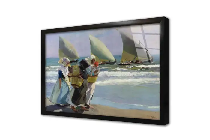 Plajdaki Kadınlar | Kanvas Tablo | Cam Tablo | Mdf Tablo | B13399 - Görsel 3