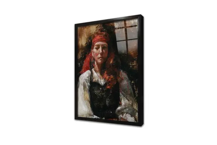 Kadın | Kanvas Tablo | Cam Tablo | Mdf Tablo | B13406 - Görsel 3