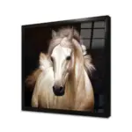 Beyaz At | Kanvas Tablo | Cam Tablo | Mdf Tablo | B15010 - Görsel 3