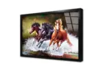 Koşan Atlar | Kanvas Tablo | Cam Tablo | Mdf Tablo | B15030 - Görsel 3