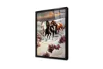 Karda Koşan Atlar | Kanvas Tablo | Cam Tablo | Mdf Tablo | B15050 - Görsel 3