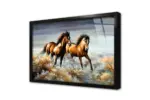 Çiçeklerin Arasından Koşan At | Kanvas Tablo | Cam Tablo | Mdf Tablo | B15055 - Görsel 3