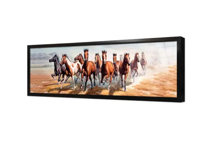 Koşan At Sürüsü | Kanvas Tablo | Cam Tablo | Mdf Tablo | B15087 - Görsel 2