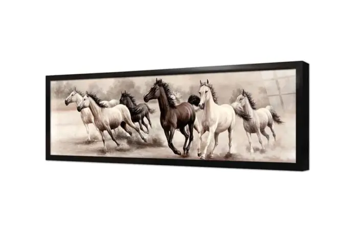 Koşan Atlar | Kanvas Tablo | Cam Tablo | Mdf Tablo | B15090 - Görsel 2
