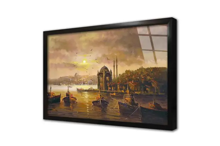 İstanbul Ortaköy Camii | Kanvas Tablo | Cam Tablo | Mdf Tablo | B16086 - Görsel 3