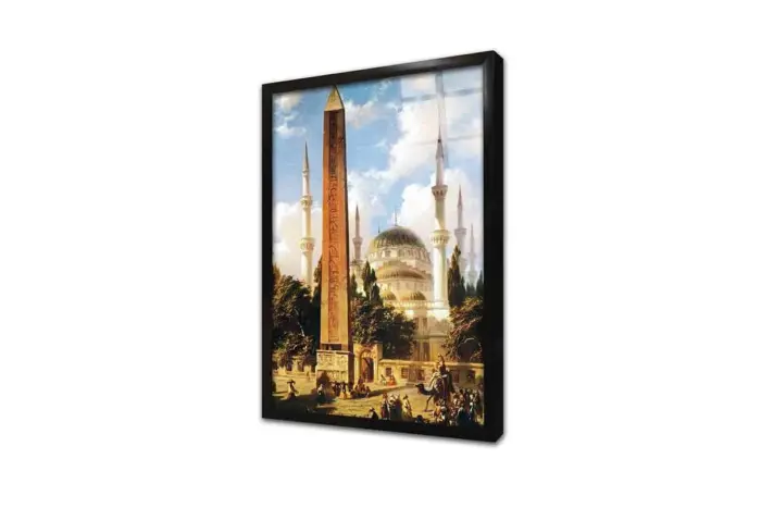 İstanbul Dikilitaş Manzaralı | Kanvas Tablo | Cam Tablo | Mdf Tablo | B16094 - Görsel 3