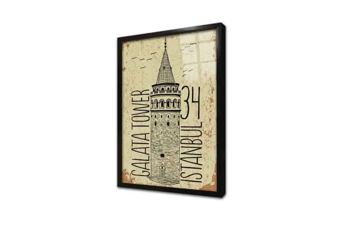 Galata | Kanvas Tablo | Cam Tablo | Mdf Tablo | B16297 - Görsel 3