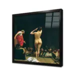 İnsan Pazarı J L Gerome | Kanvas Tablo | Cam Tablo | Mdf Tablo | B19011 - Görsel 3