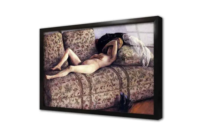 Nude On A Couch | Kanvas Tablo | Cam Tablo | Mdf Tablo | B19083 - Görsel 3