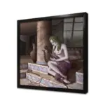 Enstürman Çalan Kadın | Kanvas Tablo | Cam Tablo | Mdf Tablo | B19100 - Görsel 3