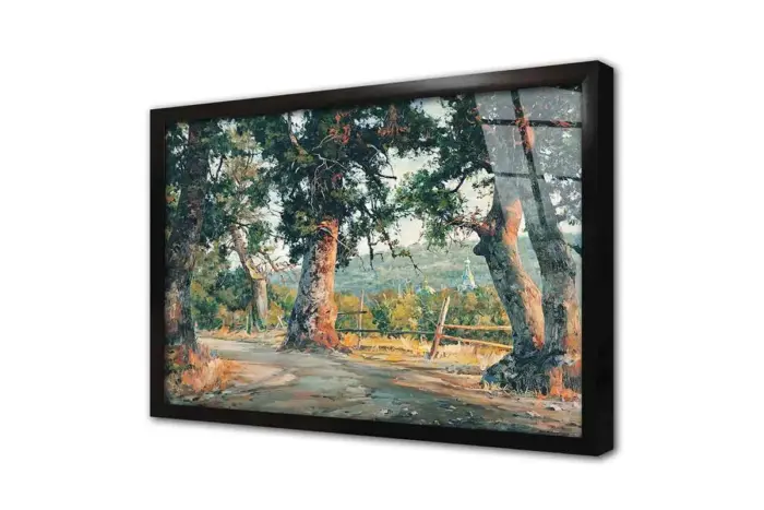 Orman Yolu | Kanvas Tablo | Cam Tablo | Mdf Tablo | B20104 - Görsel 3