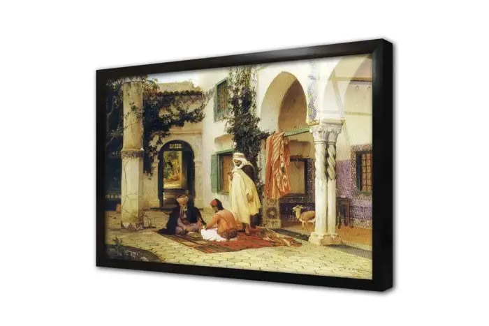 Osmanlı Dönemi Saray Bahçesi | Kanvas Tablo | Cam Tablo | Mdf Tablo | B21132 - Görsel 3