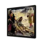 Aslan Avcısı | Kanvas Tablo | Cam Tablo | Mdf Tablo | B21259 - Görsel 3