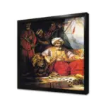 Aslan Ve Sultan | Kanvas Tablo | Cam Tablo | Mdf Tablo | B21268 - Görsel 3