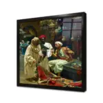 Osmanlı Hükümdarlığı Zamanı Halı Satıcıları | Kanvas Tablo | Cam Tablo | Mdf Tablo | B21272 - Görsel 3