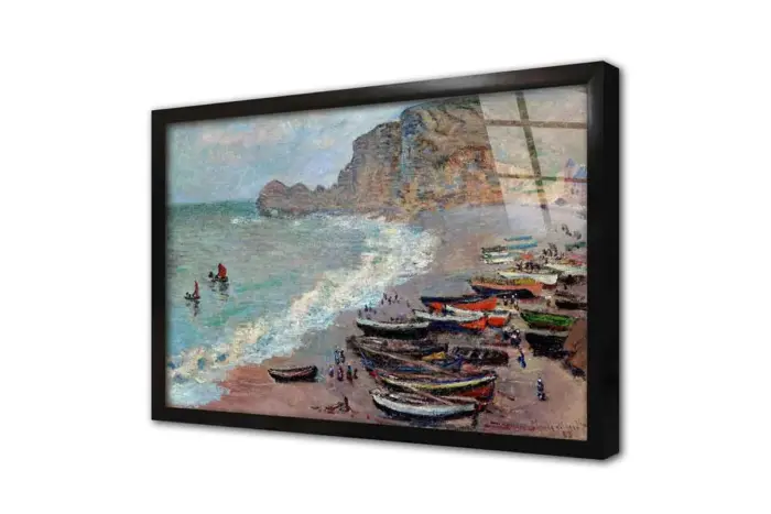 Etreat Sahili Claude Monet | Kanvas Tablo | Cam Tablo | Mdf Tablo | B22073 - Görsel 3
