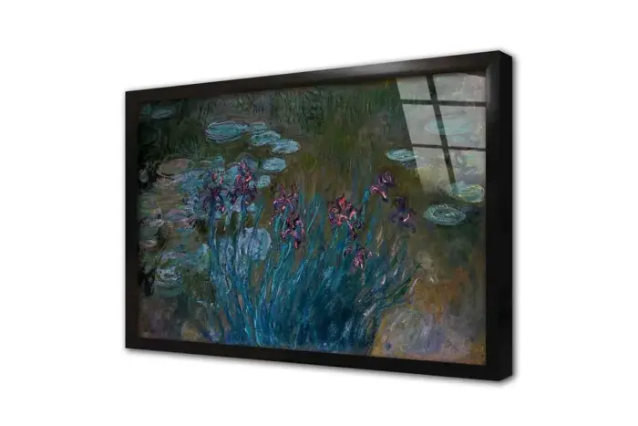 Su Bahçelerinde Çiçekler | Kanvas Tablo | Cam Tablo | Mdf Tablo | B22081 - Görsel 3