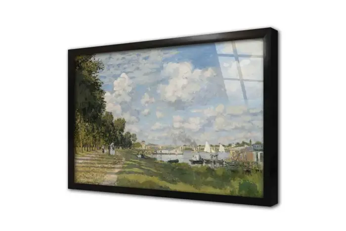 The Basin At Argenteuil | Kanvas Tablo | Cam Tablo | Mdf Tablo | B22110 - Görsel 3