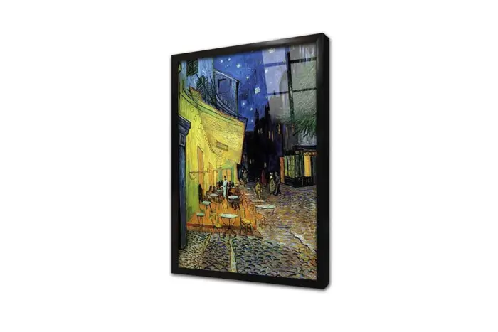 Gece Cafe Terrace Van Gogh | Kanvas Tablo | Cam Tablo | Mdf Tablo | B22156 - Görsel 3